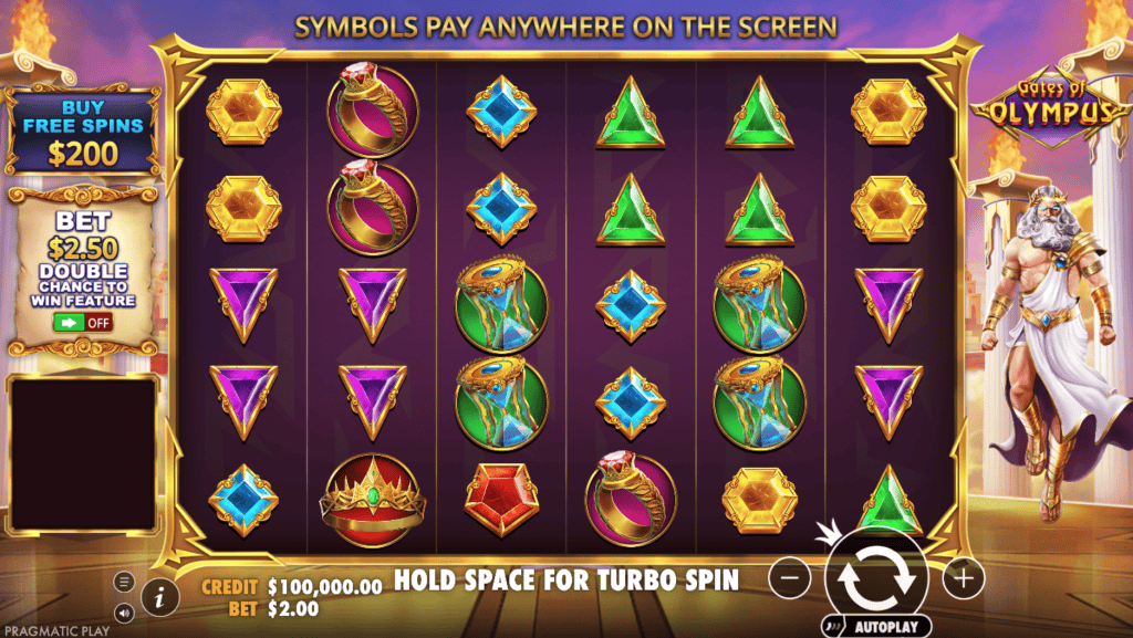 gates of olympus gameplay